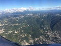 Vor der Landung über Guatemala-Stadt