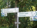 Der Radweg ist bestens markiert