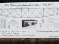 Konstruktionsplan zur passierten Brücke