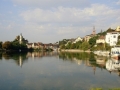 Blick zurück auf Bad Säckingen