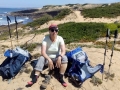 Der Sand in den Schuhen muss hinaus