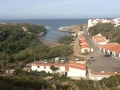 Blick auf Porto Covo am Morgen