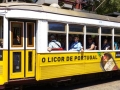 Ein nostalgisches Tram unterwegs