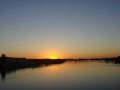 Sonnenuntergang über der Loire