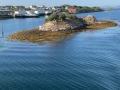 Spezielle Gesteinshaufen bei Brønnøysund 